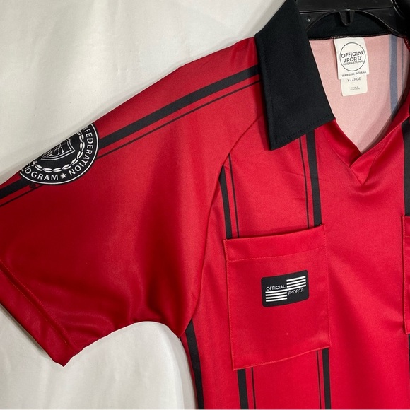 Official Sports Youth USSF Pro Short Sleeve Referee Shirt - Picture 2 of 5